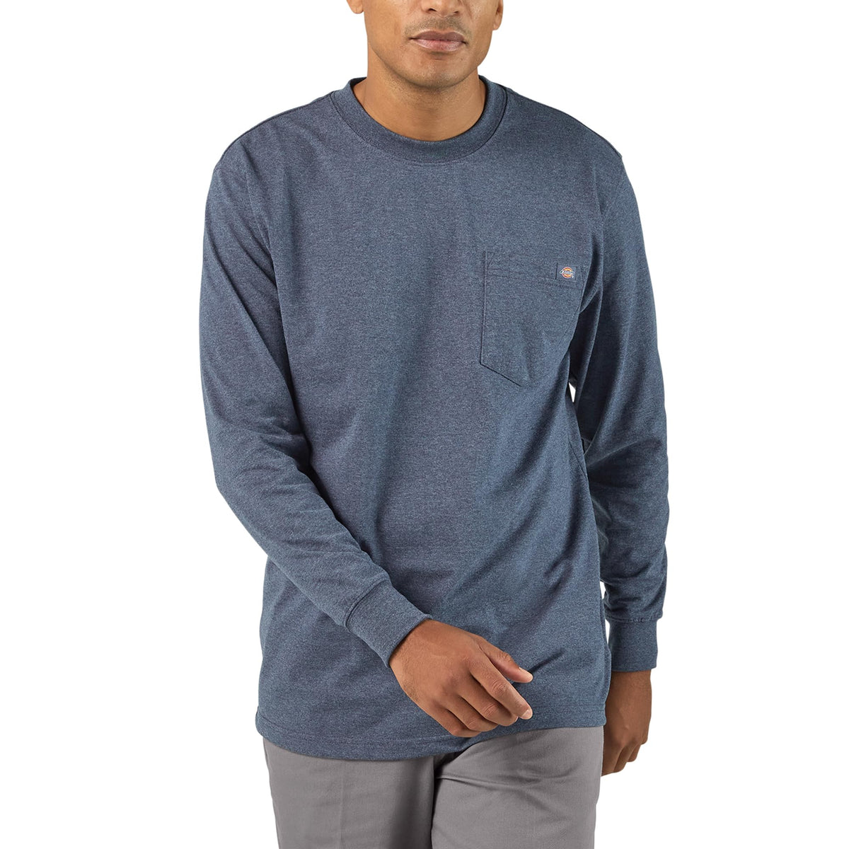 Dickies Men's Heavyweight Long Sleeve Pocket T-Shirt