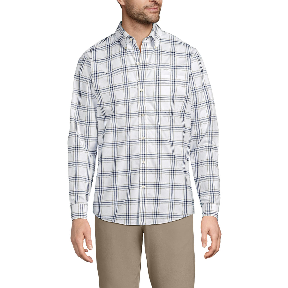 Men's Traditional Fit No Iron Twill Shirt