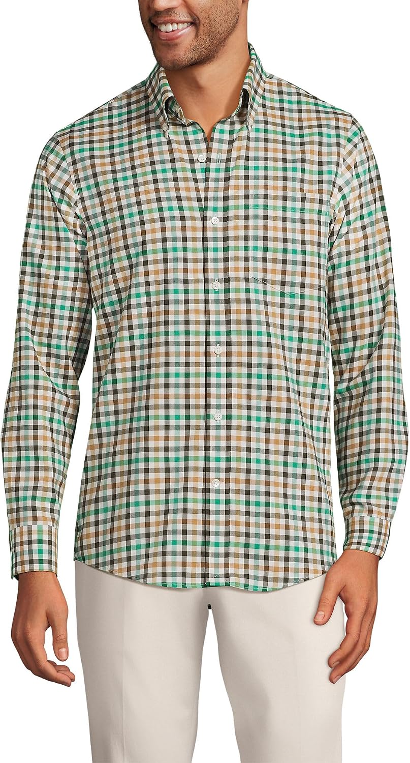 Men's Traditional Fit No Iron Twill Shirt