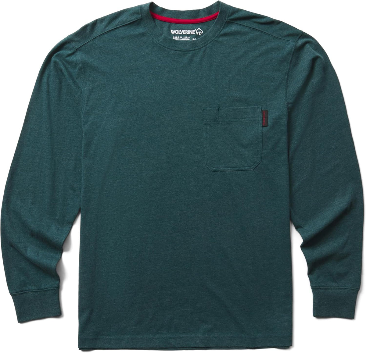 Wolverine Men's Classic Long Sleeve Pocket Tee