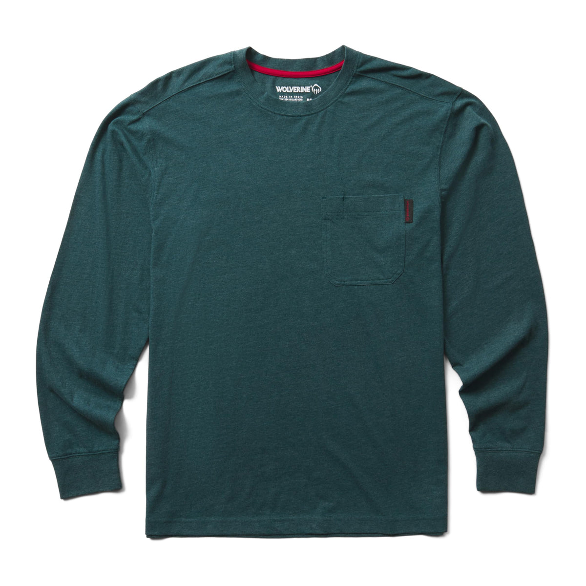 Wolverine Men's Classic Long Sleeve Pocket Tee