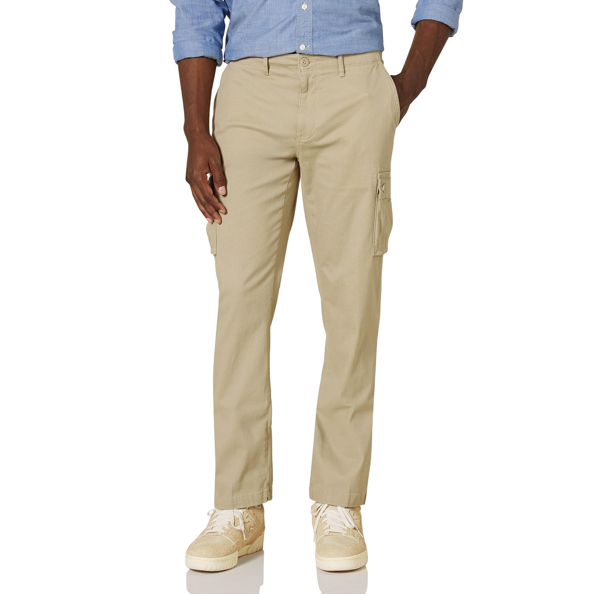 Amazon Essentials Men's Straight-Fit Breathable Stretch Cargo Pants (Available in Big & Tall)