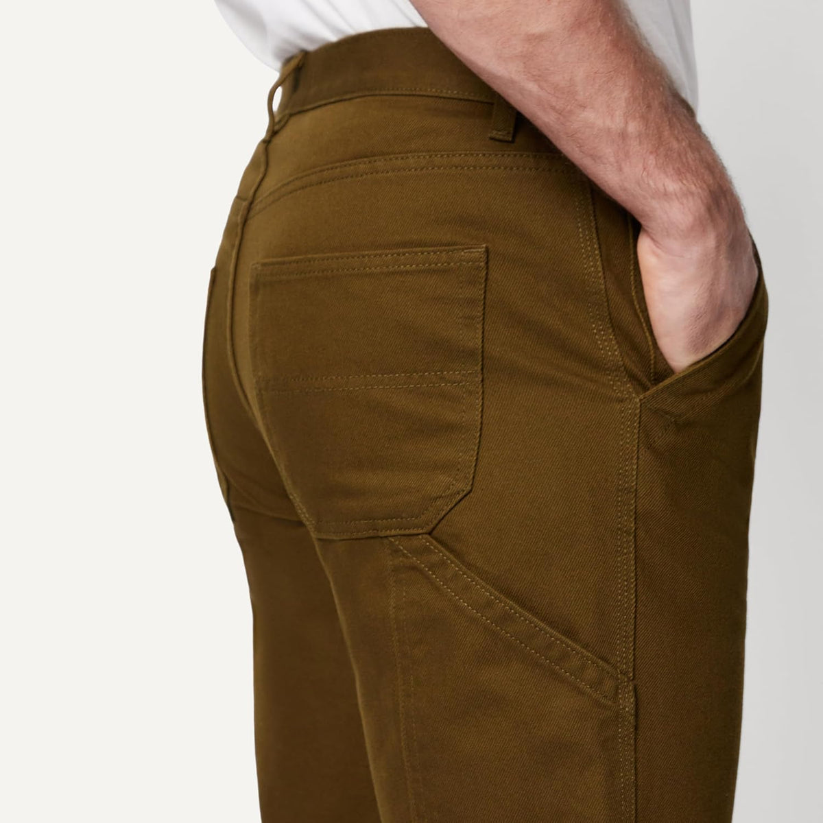 Amazon Essentials Men's Heavyweight Rigid Relaxed-Fit Workwear Carpenter Jeans with Pockets