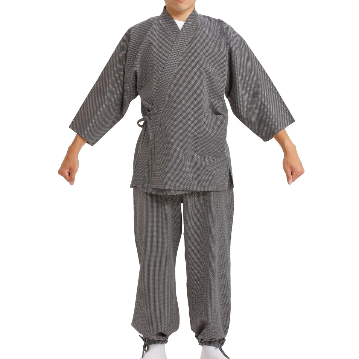 Edoten Men's Japan Kimono quilted clothes Sashiko Samue
