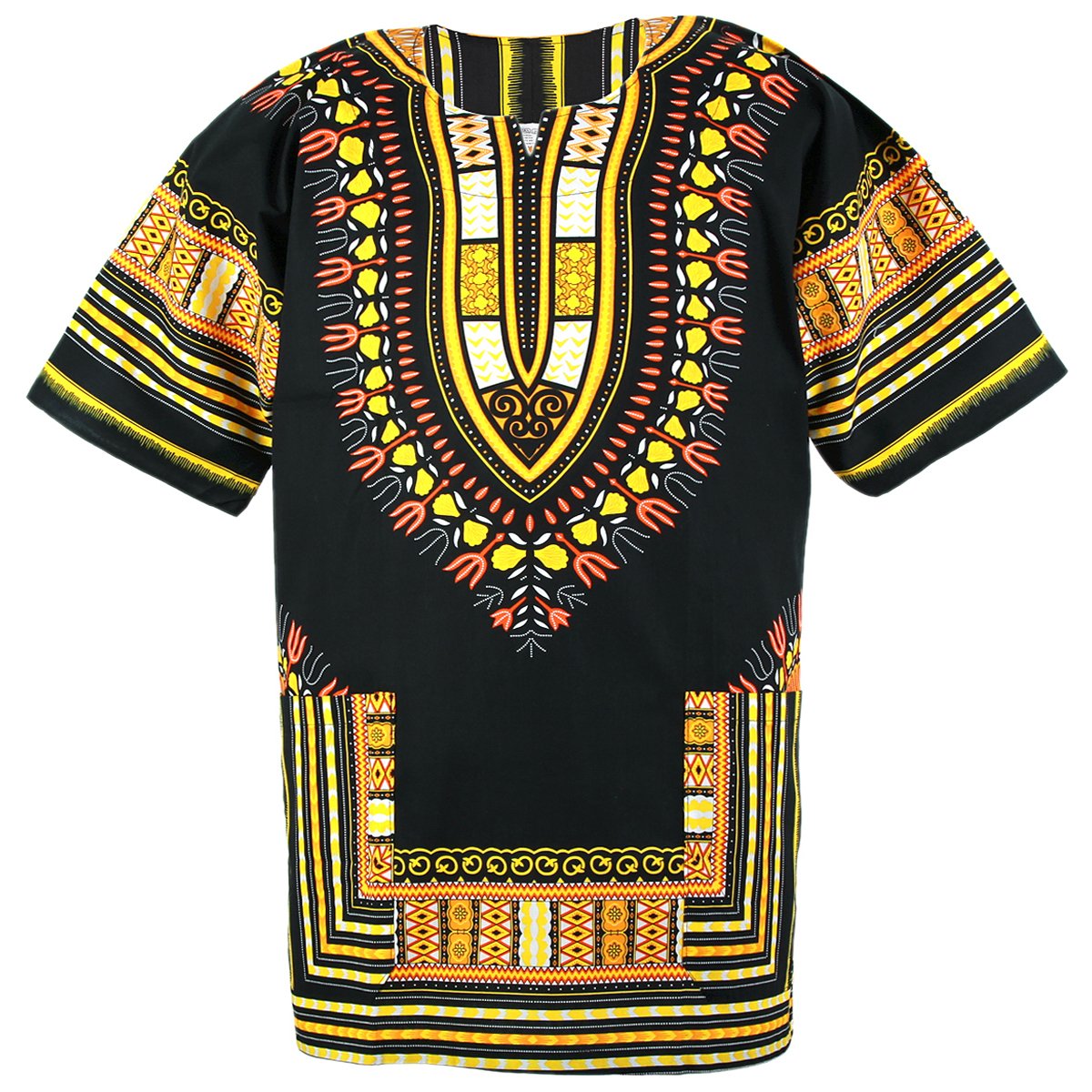 CHAINUPON African Dashiki Cotton Shirt Men Women Festival Boho Hippie 60's 70's Bohemian