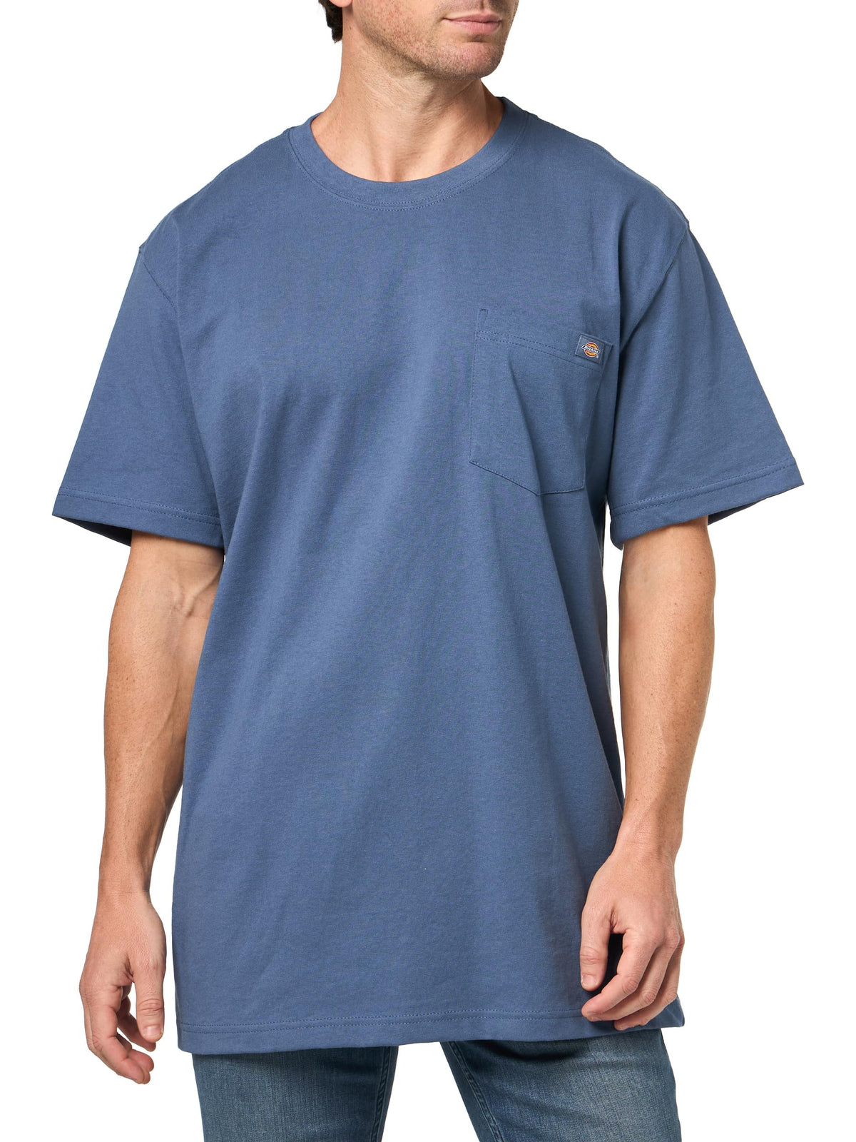 Dickies Men's Heavyweight Heathered Short Sleeve Pocket T-Shirt