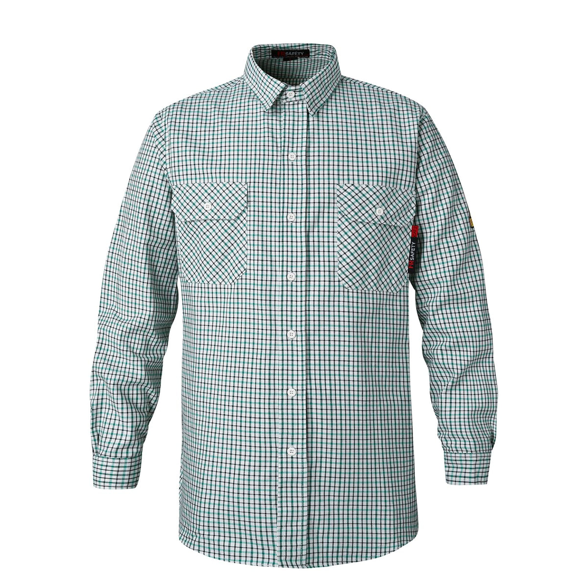 SKSAFETY FR Shirts for Men, 7 oz Flame Resistant Welding Work Shirt