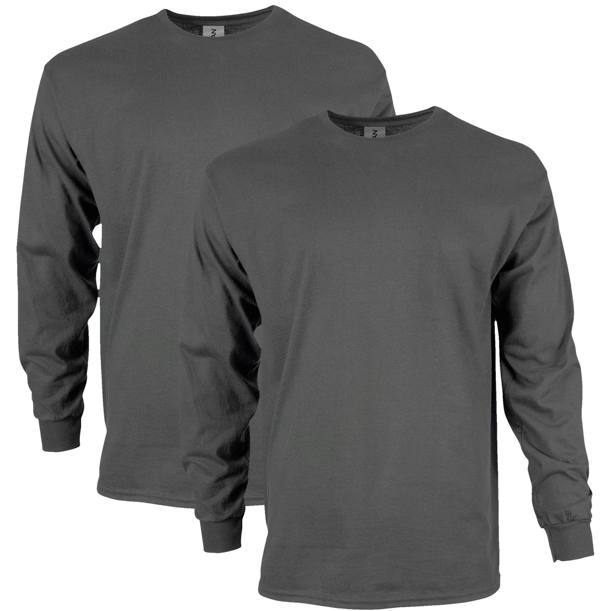 Gildan Adult Ultra Cotton Long Sleeve T-Shirt, Style G2400, Multipack