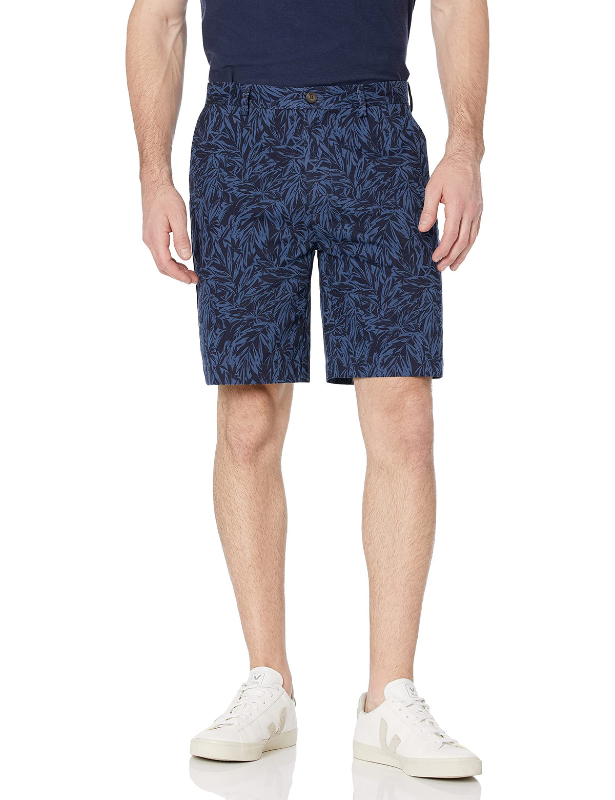 Amazon Essentials Men's Classic-Fit 9" Cotton Twill Chino Shorts with Button-Through Pockets