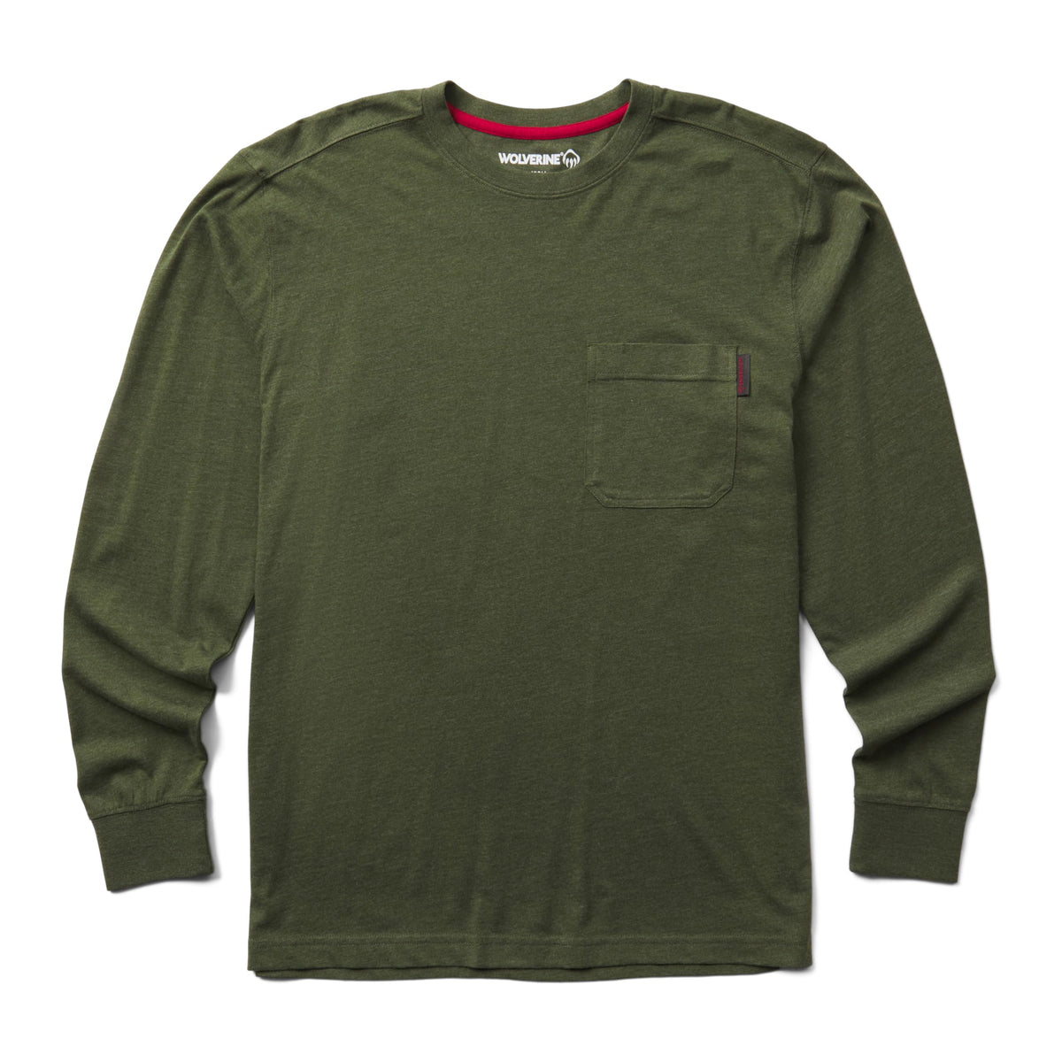 Wolverine Men's Classic Long Sleeve Pocket Tee