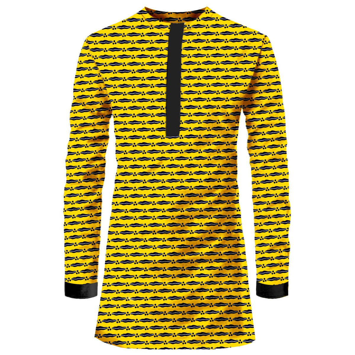 African Men Shirt Slim Fit Hidden Button Dashiki Print Cotton Cloth Top