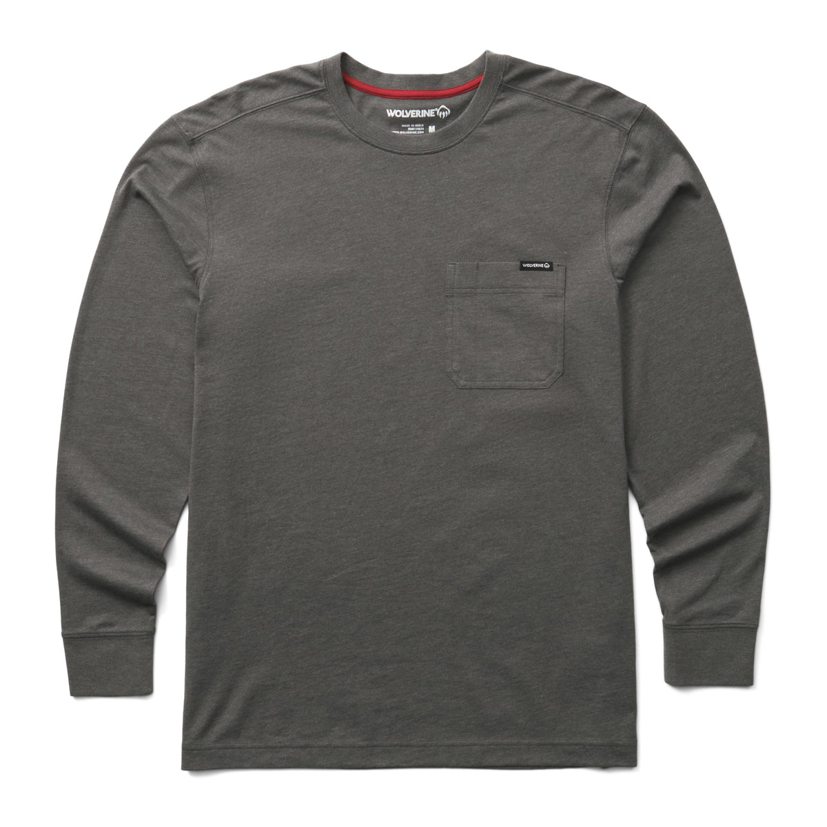 Wolverine Men's Classic Long Sleeve Pocket Tee