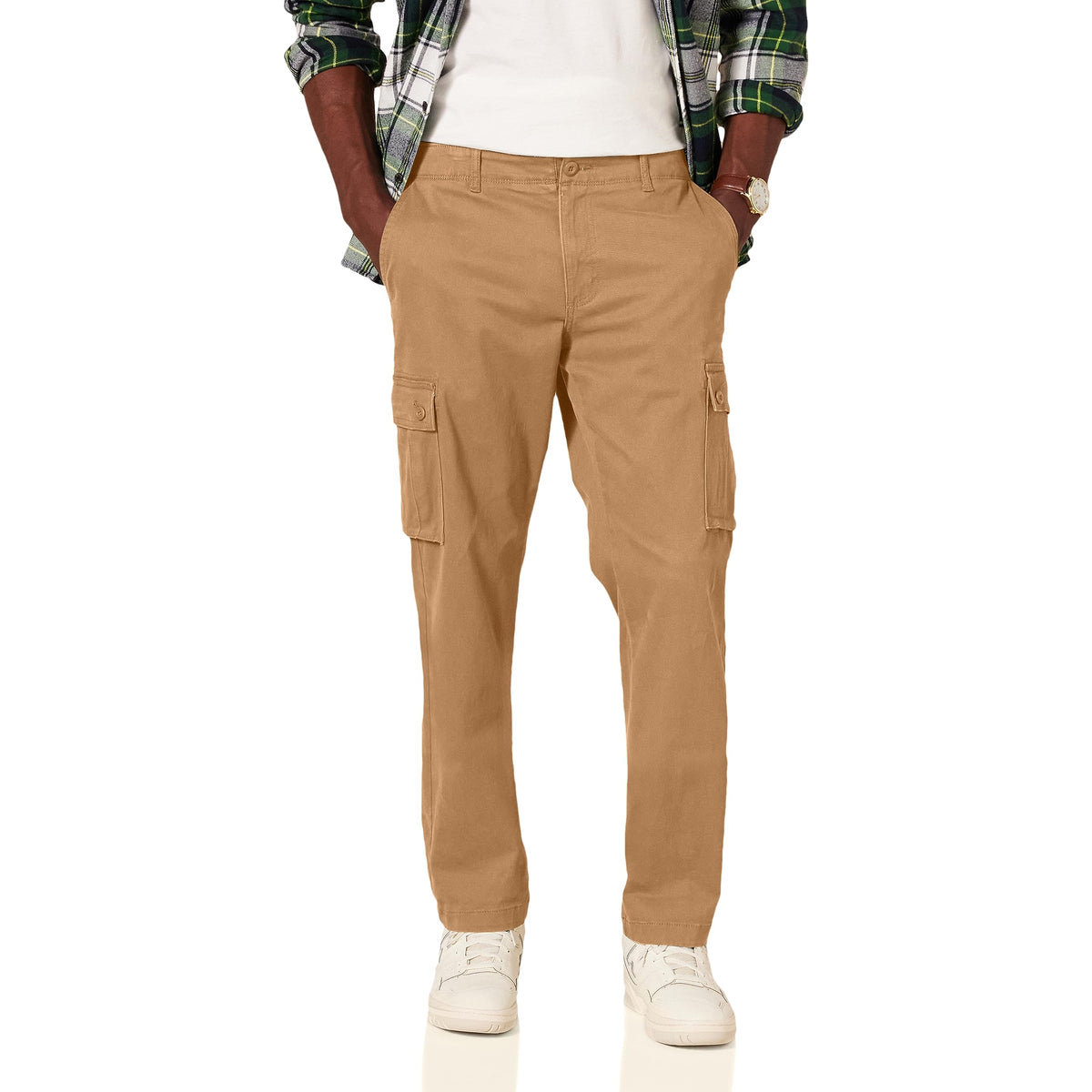 Amazon Essentials Men's Straight-Fit Breathable Stretch Cargo Pants (Available in Big & Tall)
