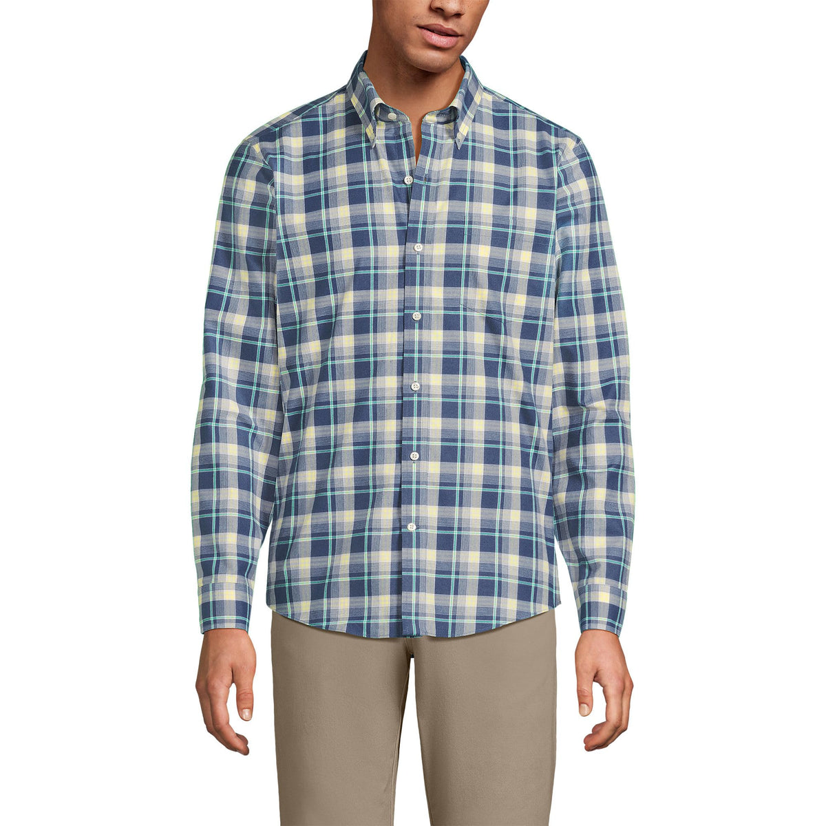 Men's Traditional Fit No Iron Twill Shirt