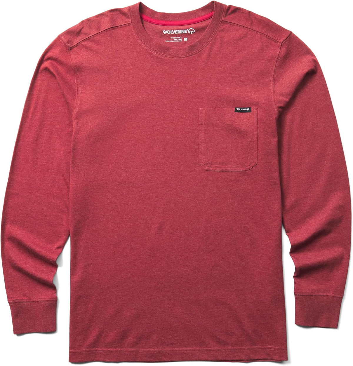 Wolverine Men's Classic Long Sleeve Pocket Tee