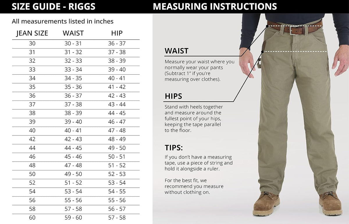 Wrangler Riggs Workwear Mens Ranger Work Utility Pants