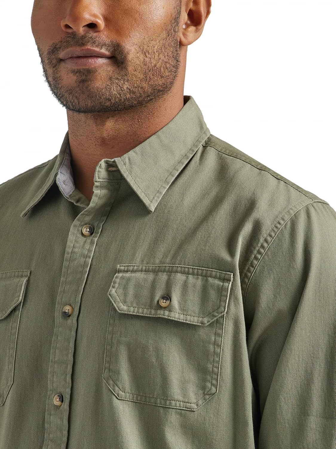 Wrangler Authentics Men's Long Sleeve Classic Woven Shirt