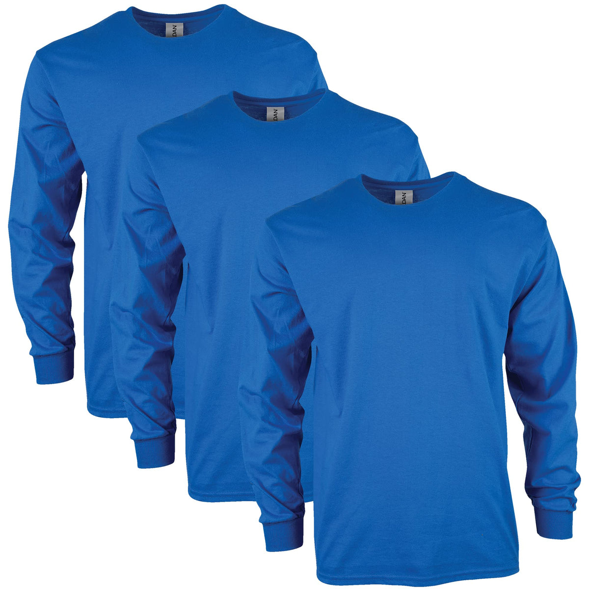 Gildan Adult Ultra Cotton Long Sleeve T-Shirt, Style G2400, Multipack