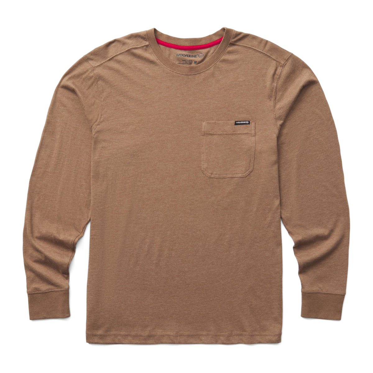 Wolverine Men's Classic Long Sleeve Pocket Tee