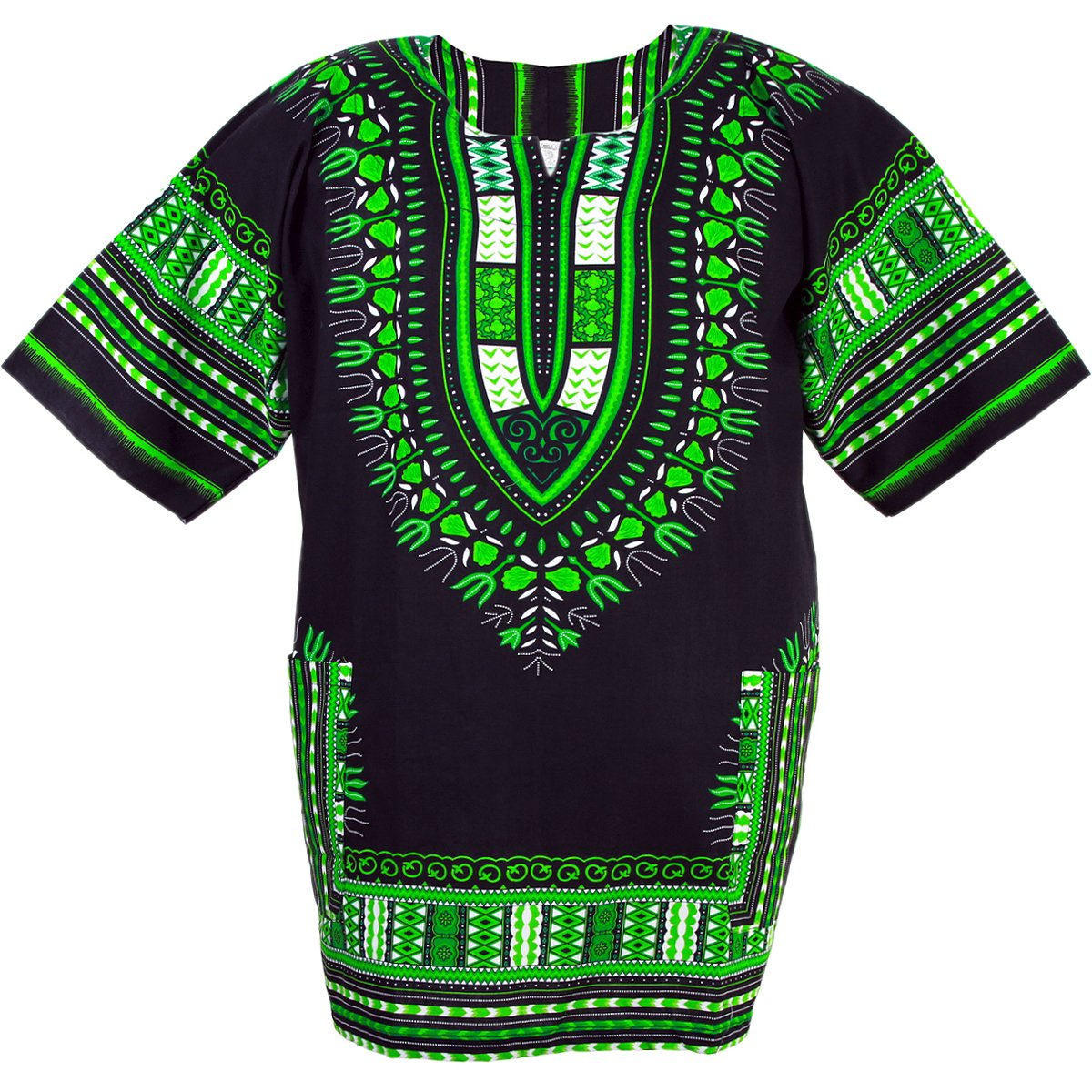 CHAINUPON African Dashiki Cotton Shirt Men Women Festival Boho Hippie 60's 70's Bohemian
