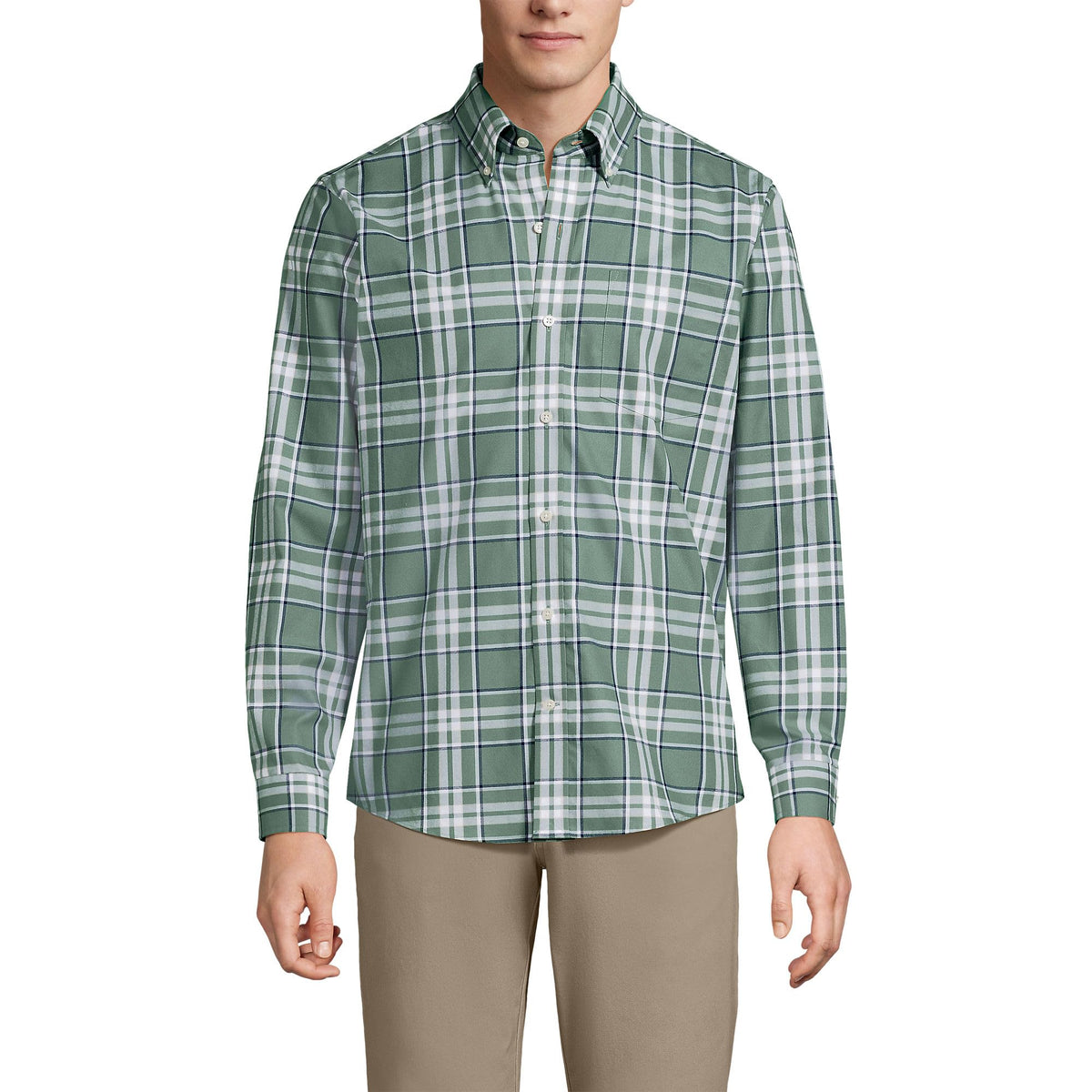 Men's Traditional Fit No Iron Twill Shirt