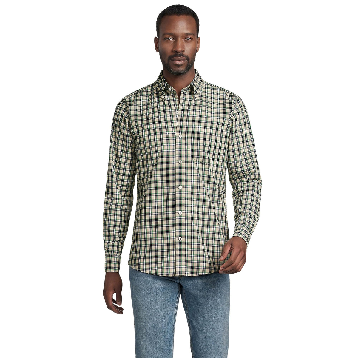 Men's Traditional Fit No Iron Twill Shirt