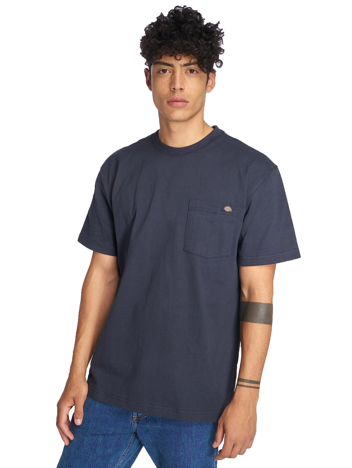 Dickies Men's Heavyweight Heathered Short Sleeve Pocket T-Shirt