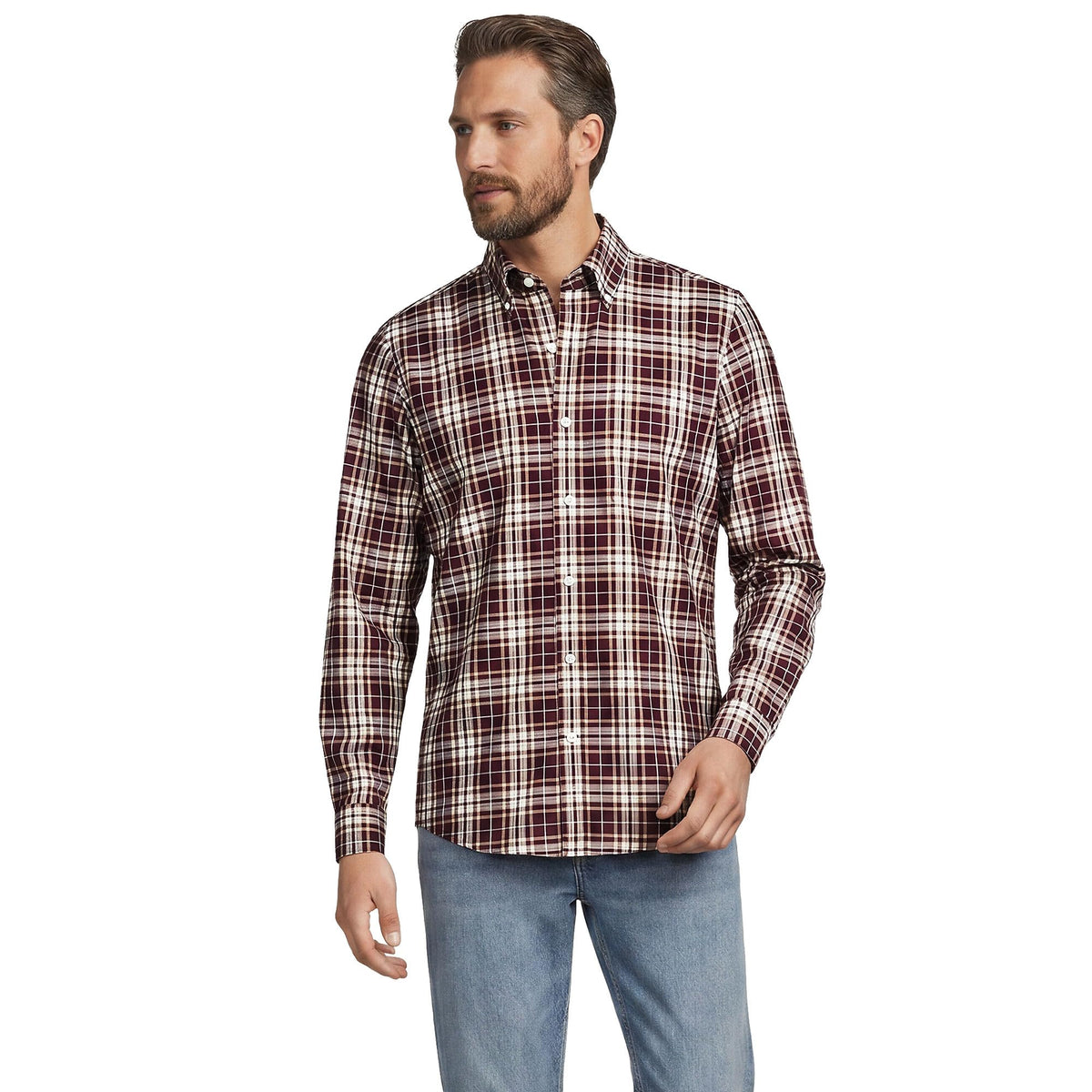 Men's Traditional Fit No Iron Twill Shirt