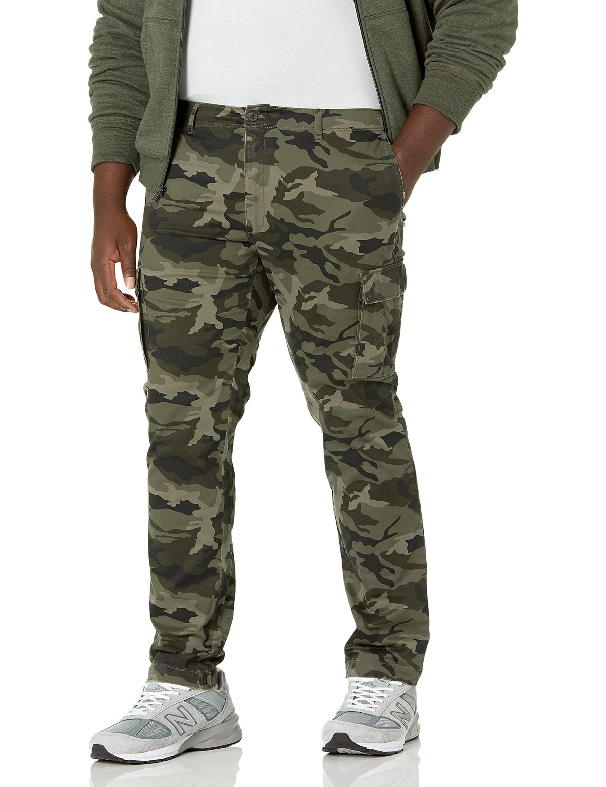 Amazon Essentials Men's Straight-Fit Breathable Stretch Cargo Pants (Available in Big & Tall)