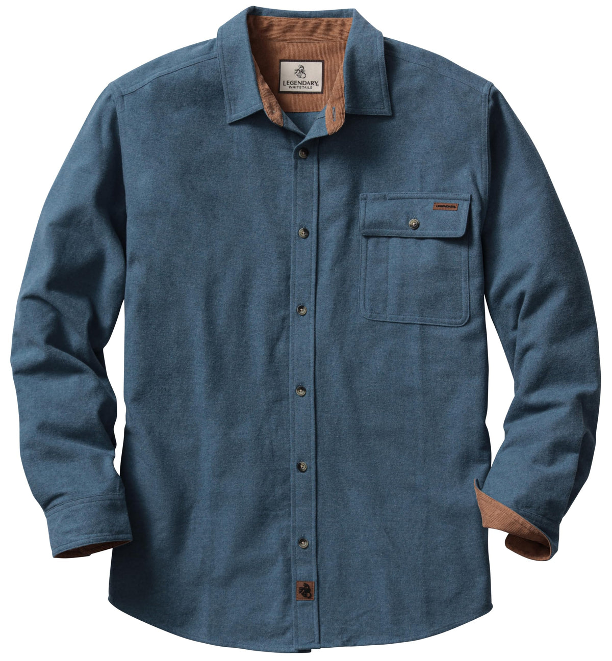Legendary Whitetails Mens Flannel Long Sleeve Button Down 100% Cotton Shirt