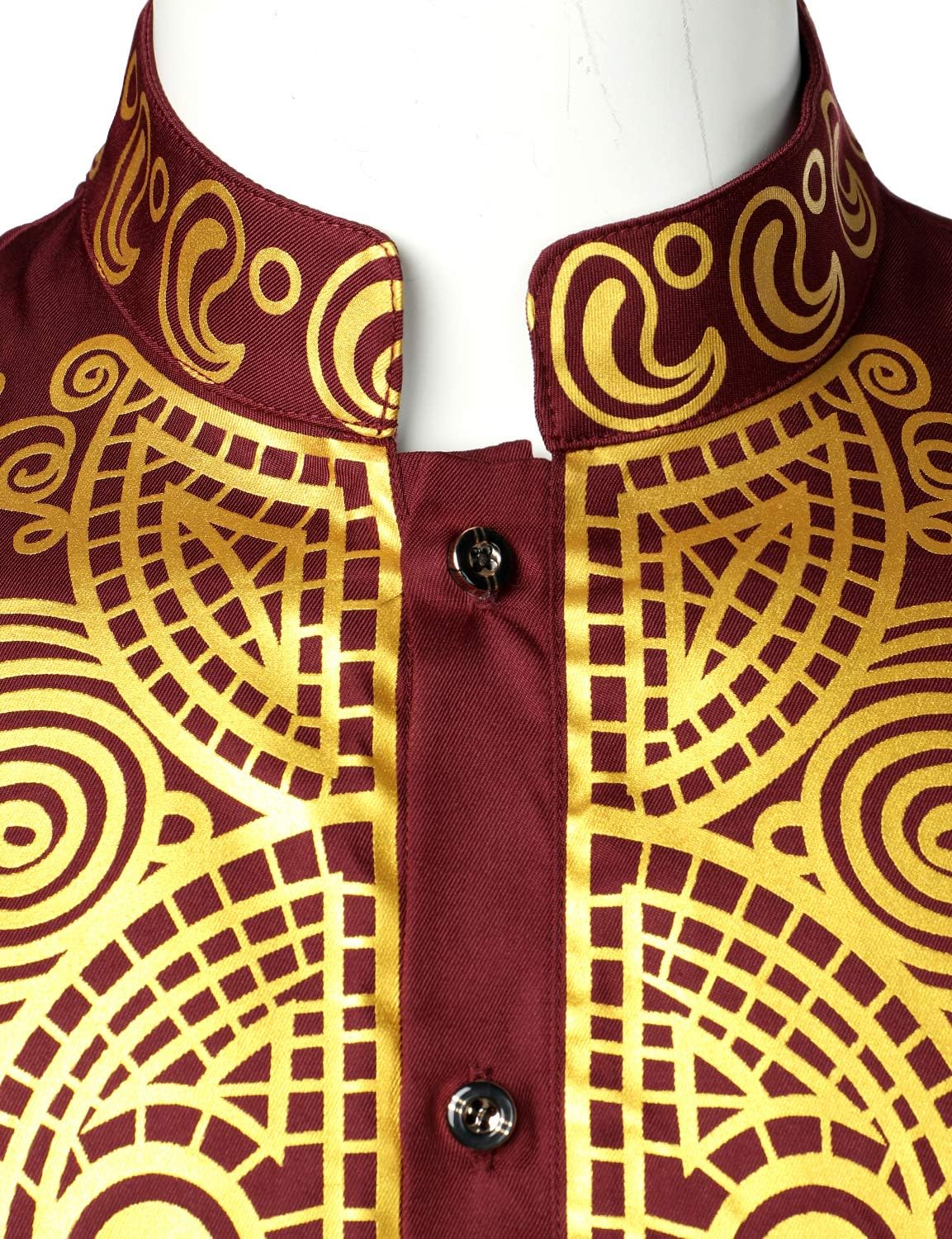 LucMatton Men's African Attire 2 Piece Dashiki Outfit