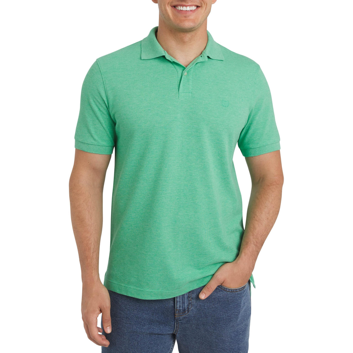 Chaps Men's Everyday Casual Classic Fit Stretch Pique Polo Shirt (S-2XL)