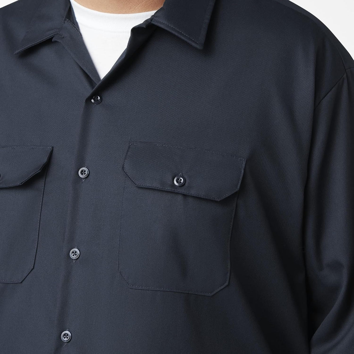 Dickies Mens Flex Relaxed Fit Long Sleeve Work Shirt