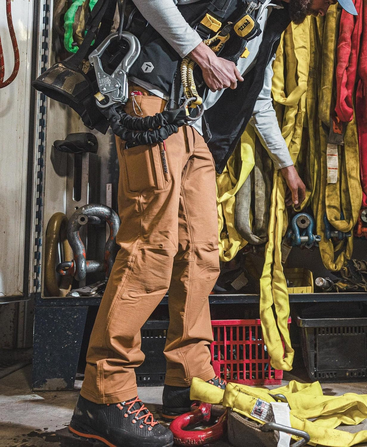 TRUEWERK Men's T2 WerkPant - Three-Season Work Pants, 4-Way Stretch