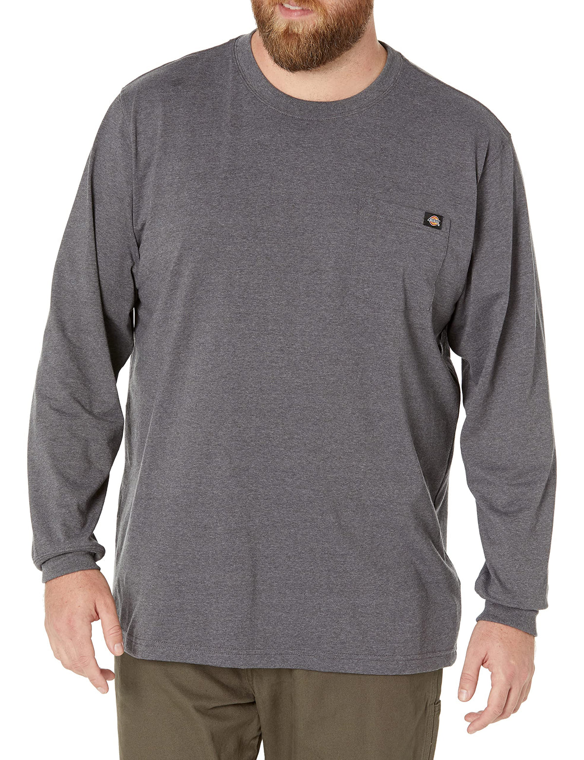Dickies Mens Long Sleeve Heavyweight Crew Neck