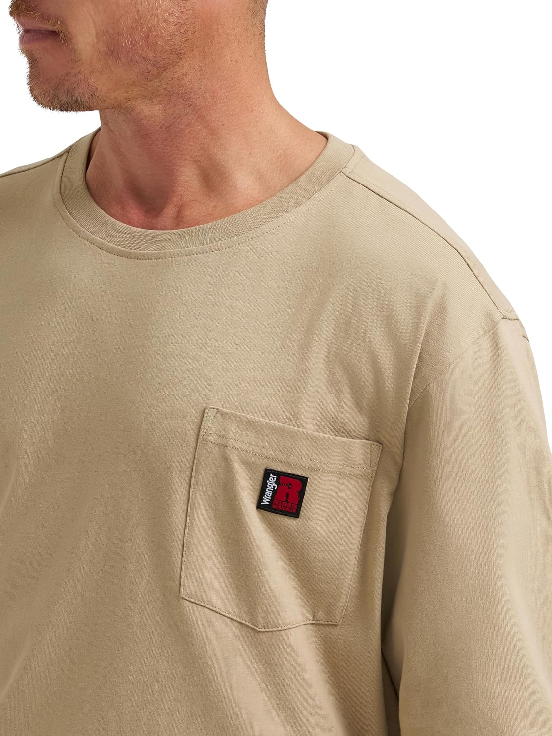 Wrangler Riggs Workwear Men's Long Sleeve Crew Tee