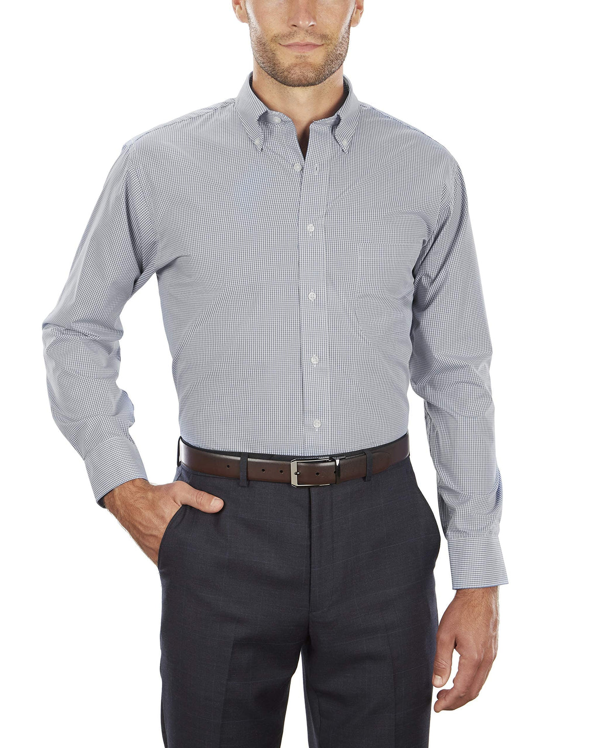 Van Heusen Men's Pinpoint Stripe