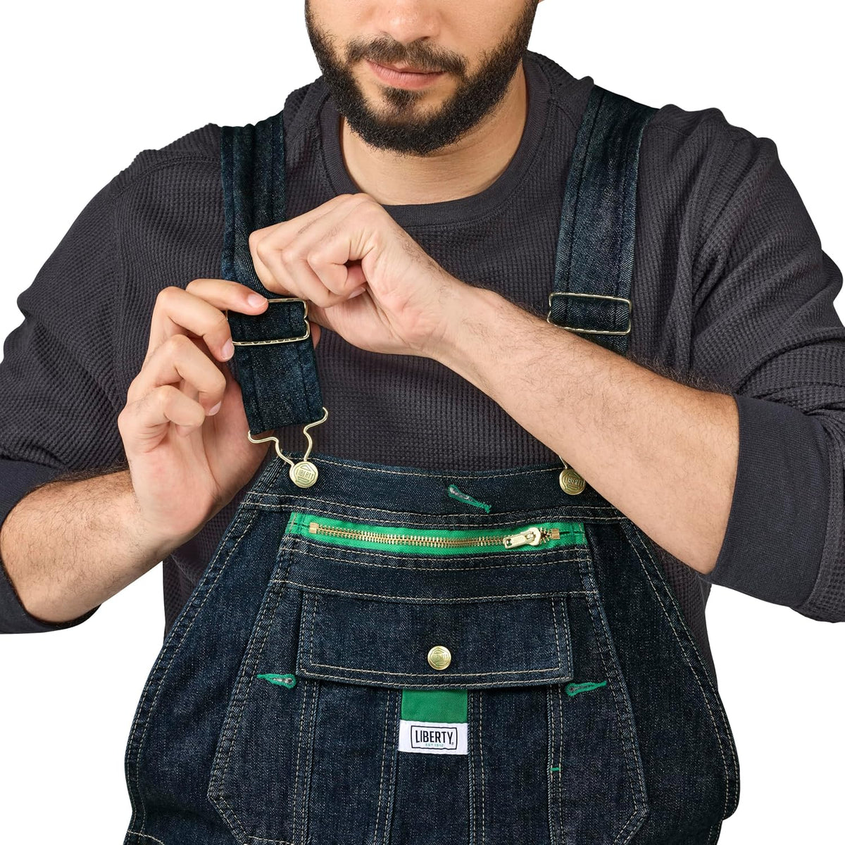 Liberty Men's Flex Denim Bib Overalls