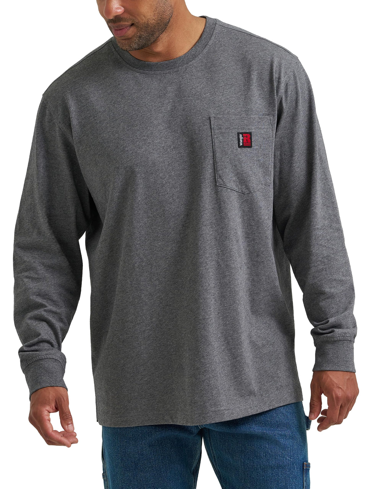 Wrangler Riggs Workwear Men's Long Sleeve Crew Tee