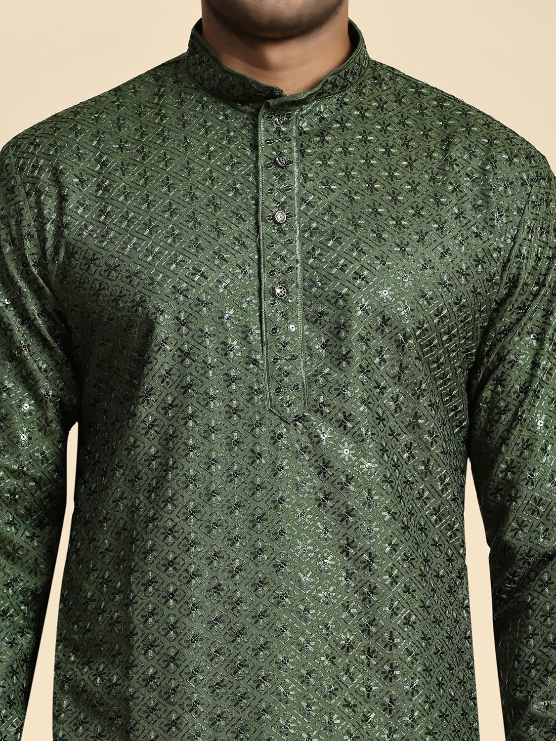 Pro-Ethic Style Developer Mens Indian Traditional Cotton Kurta Sets, Men Kurta Set Indian Wedding Dress (A-117)