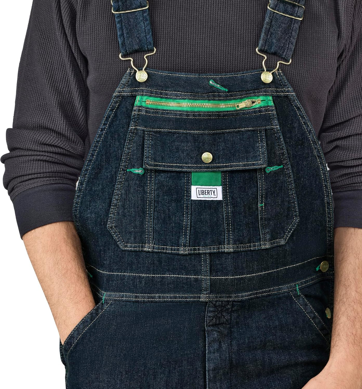 Liberty Men's Flex Denim Bib Overalls